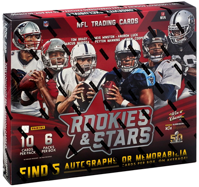 15 PANINI ROOKIES&STARS FB BOX