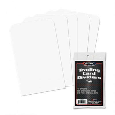 Dividers CARD Plastic GRADED