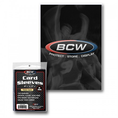 Card Sleeves Thick 100ct BCW