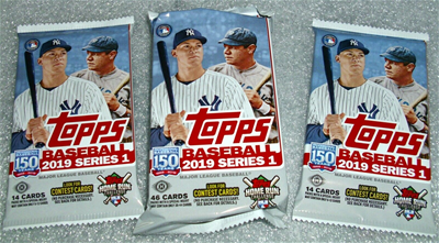 19 TOPPS BASEBALL S1 JUMBO PCK