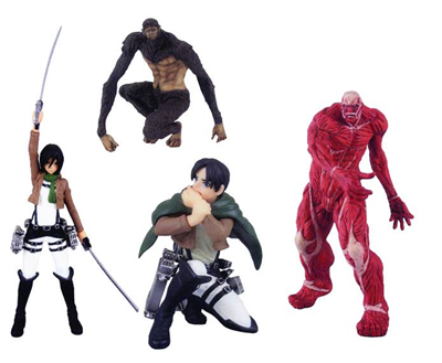 attack on titan capsule toys