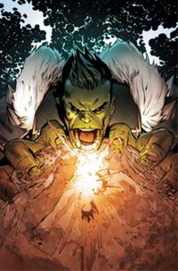 Incredible Hulk By Land Poster