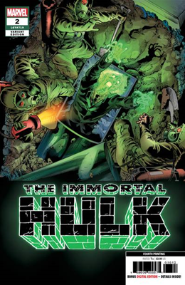 Immortal Hulk #2 4th Ptg Benne