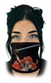 Dynamite Red Sonja Neck Gaiter