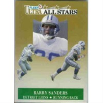 1991 Ultra Barry Sanders AS