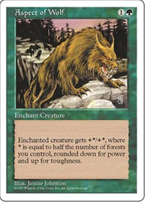 MTG ASPECT OF WOLF