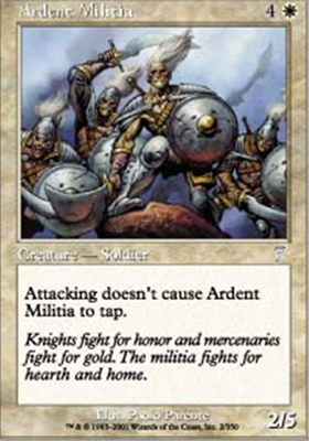 MTG ARDENT MILITIA