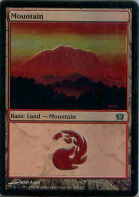 MTG MOUNTAIN (AVON 2) (FOIL)