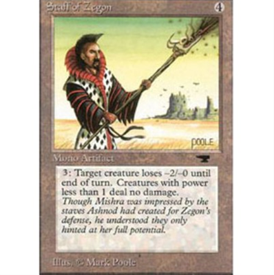 MTG STAFF OF ZEGON