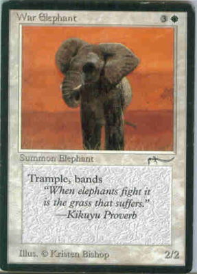 MTG WAR ELEPHANT