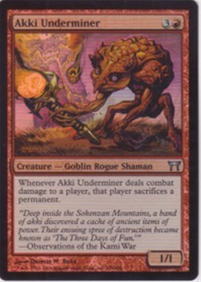 MTG AKKI UNDERMINER (FOIL)