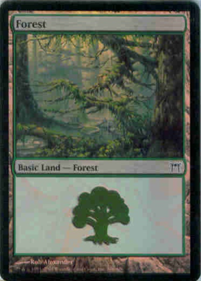 MTG FOREST (ALEXANDER 1) FOIL