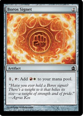 MTG BOROS SIGNET