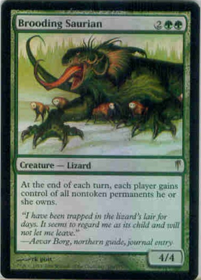 MTG BROODING SAURIAN