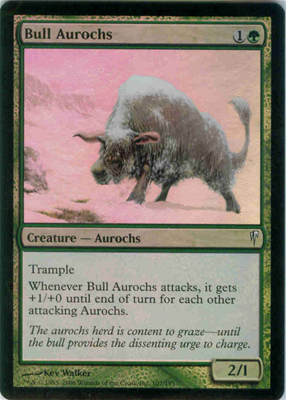 MTG BULL AUROCHS (FOIL)