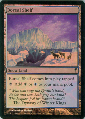 MTG BOREAL SHELF (FOIL)