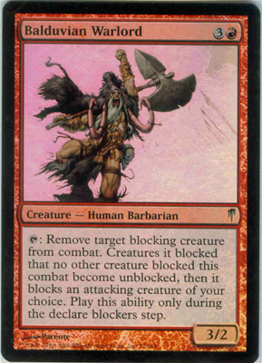 MTG BALDUVIAN WARLORD (FOIL)