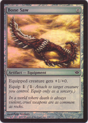 骨の鋸 Bone Saw　ダブルレインボウ Foil MTG 骨の鋸 Bone Saw ダブルレインボウ Foil MTG 骨の鋸 Bone Saw
