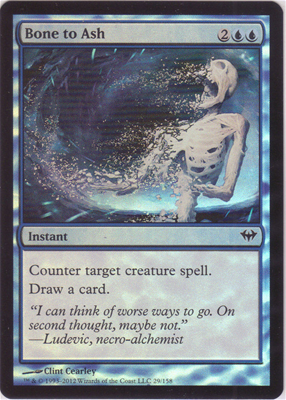 MTG BONE TO ASH (FOIL)