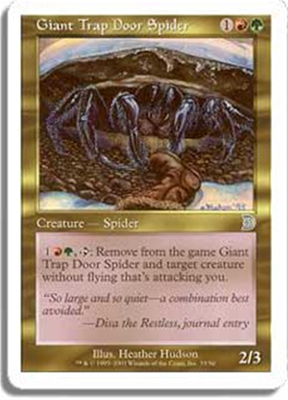 MTG GIANT TRAP DOOR SPIDER