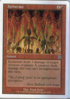 MTG INCINERATE