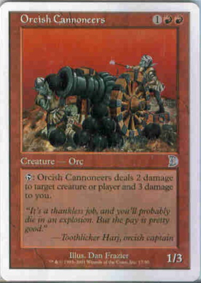 MTG ORCISH CANNONEERS