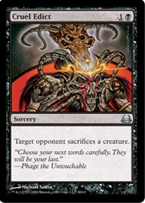 MTG CRUEL EDICT