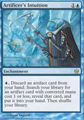 MTG ARTIFICER'S INTUITION