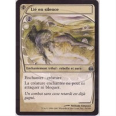 MTG BOUND IN SILENCE (FOREIGN)