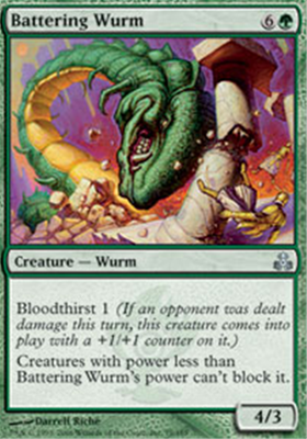 MTG BATTERING WURM