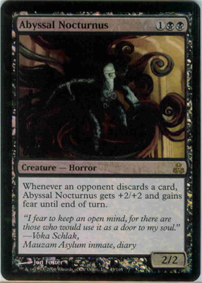 Abyssal Nocturnus FOIL Guildpact PLD-SP Black Rare MAGIC GATHERING CARD ABUGames 