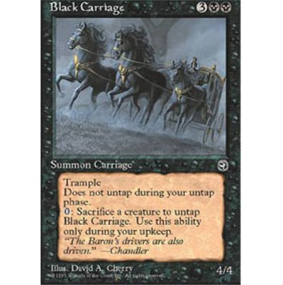 MTG BLACK CARRIAGE