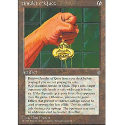 MTG AMULET OF QUOZ