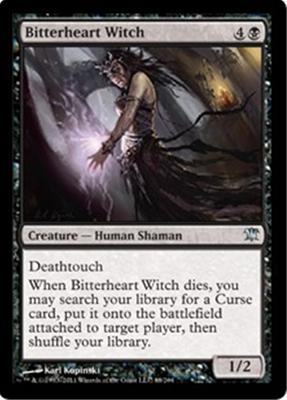 MTG BITTERHEART WITCH