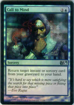 MTG CALL TO MIND (FOIL)