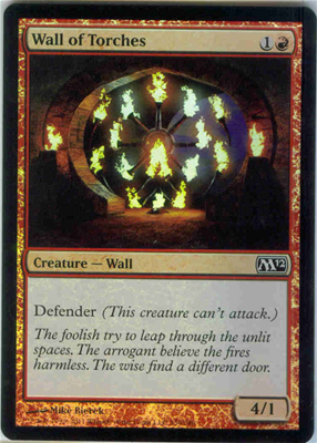 MTG WALL OF TORCHES (FOIL)