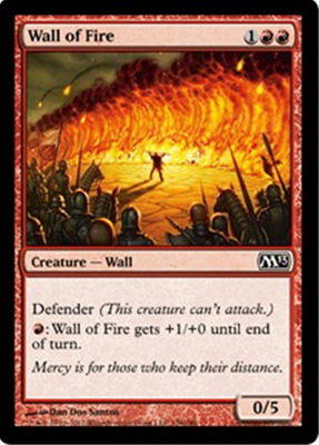 MTG WALL OF FIRE x4