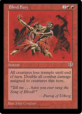 MTG BLIND FURY