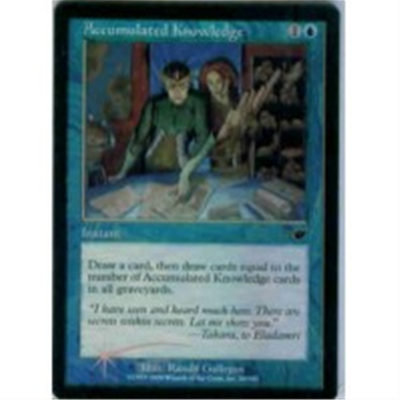 MTG ACCUMULATED KNOWLEDGE FOIL