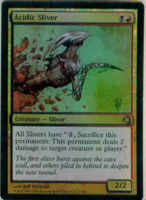 MTG ACIDIC SLIVER (FOIL)