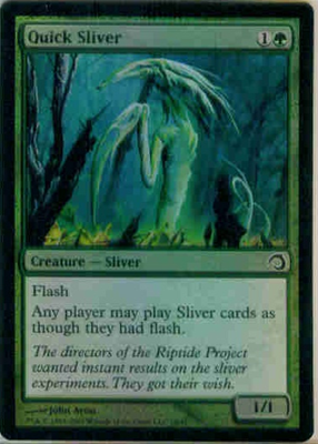 MTG QUICK SLIVER (FOIL)