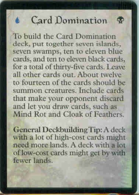 MTG PORTAL CARD DOMINATION TIP