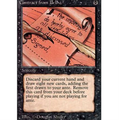 MTG CONTRACT FROM BELOW