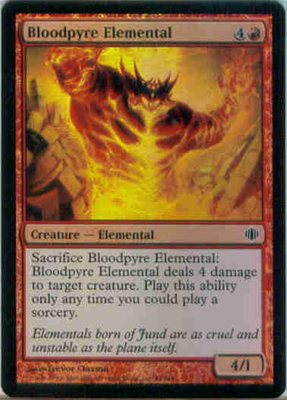 MTG BLOODPYRE ELEMENTAL (FOIL)