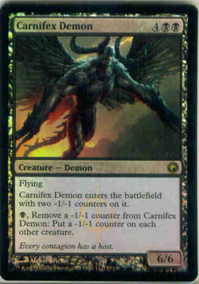 MTG CARNIFEX DEMON (FOIL)