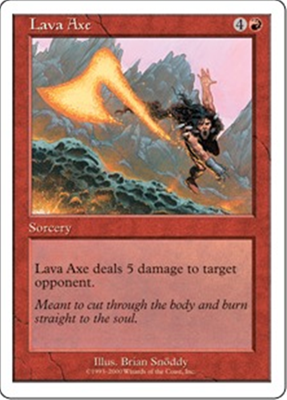 MTG LAVA AXE