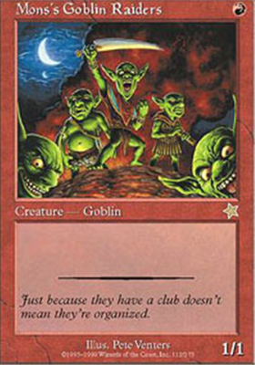 MTG Mon's Goblin Raiders