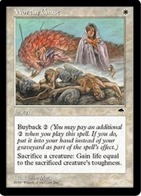 MTG WORTHY KNIGHT