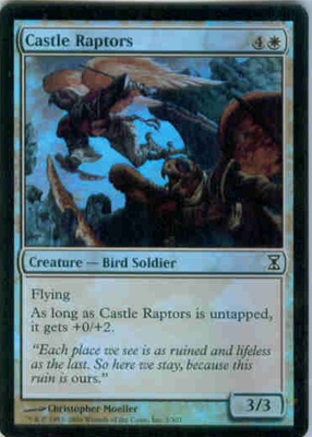 MTG CASTLE RAPTORS (FOIL)