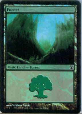 MTG FOREST (TAPPIN) (FOIL)
